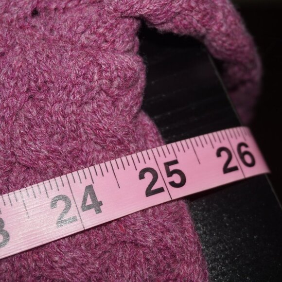 Vintage 90s Lambswool Cardigan Sweater 1x - Picture 6 of 7